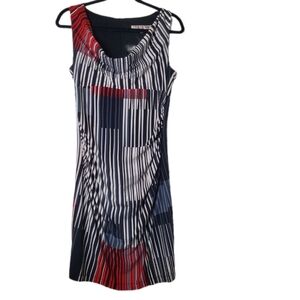 Trina Turk Women's Sleeveless Drape Neck Mini Dress Made‎ In USA